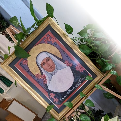 Painting of Saint Marianne in St. Catherine Church of Broad Brook