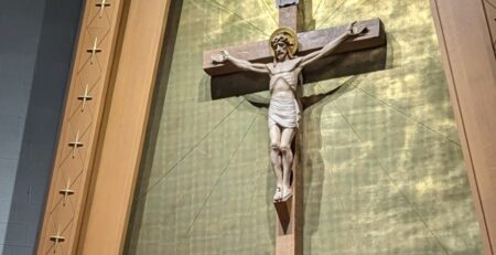 The Cross inside St Philip Church