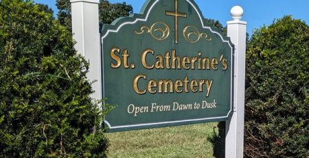 St Catherine's Cemetery Sign