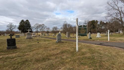 St Catherine Cemetery - Broad Brook CT - January 2023