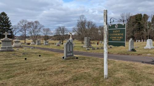 St Catherine Cemetery - Broad Brook CT - January 2023