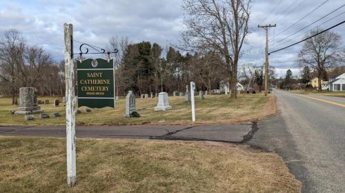 St Catherine Cemetery - Broad Brook CT - January 2023