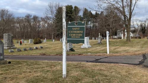 St Catherine Cemetery - Broad Brook CT - January 2023