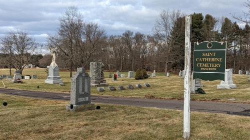 St Catherine Cemetery - Broad Brook CT - January 2023