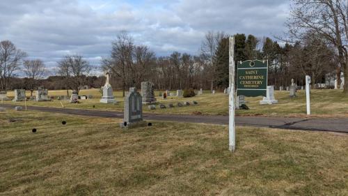 St Catherine Cemetery - Broad Brook CT - January 2023