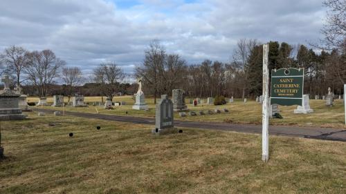 St Catherine Cemetery - Broad Brook CT - January 2023