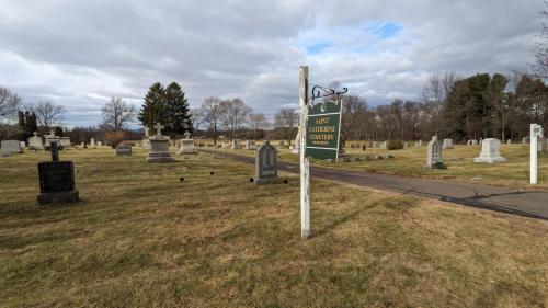 St Catherine Cemetery - Broad Brook CT - January 2023