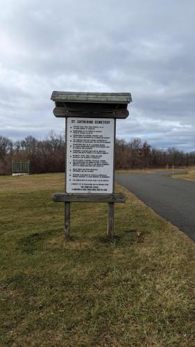 St Catherine Cemetery - Broad Brook CT - January 2023