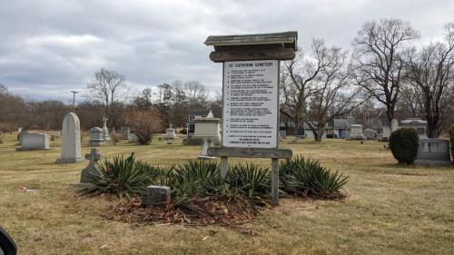 St Catherine Cemetery - Broad Brook CT - January 2023