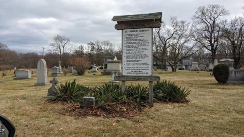 St Catherine Cemetery - Broad Brook CT - January 2023